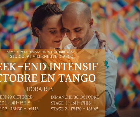 Week-end intensif Octobre en tango